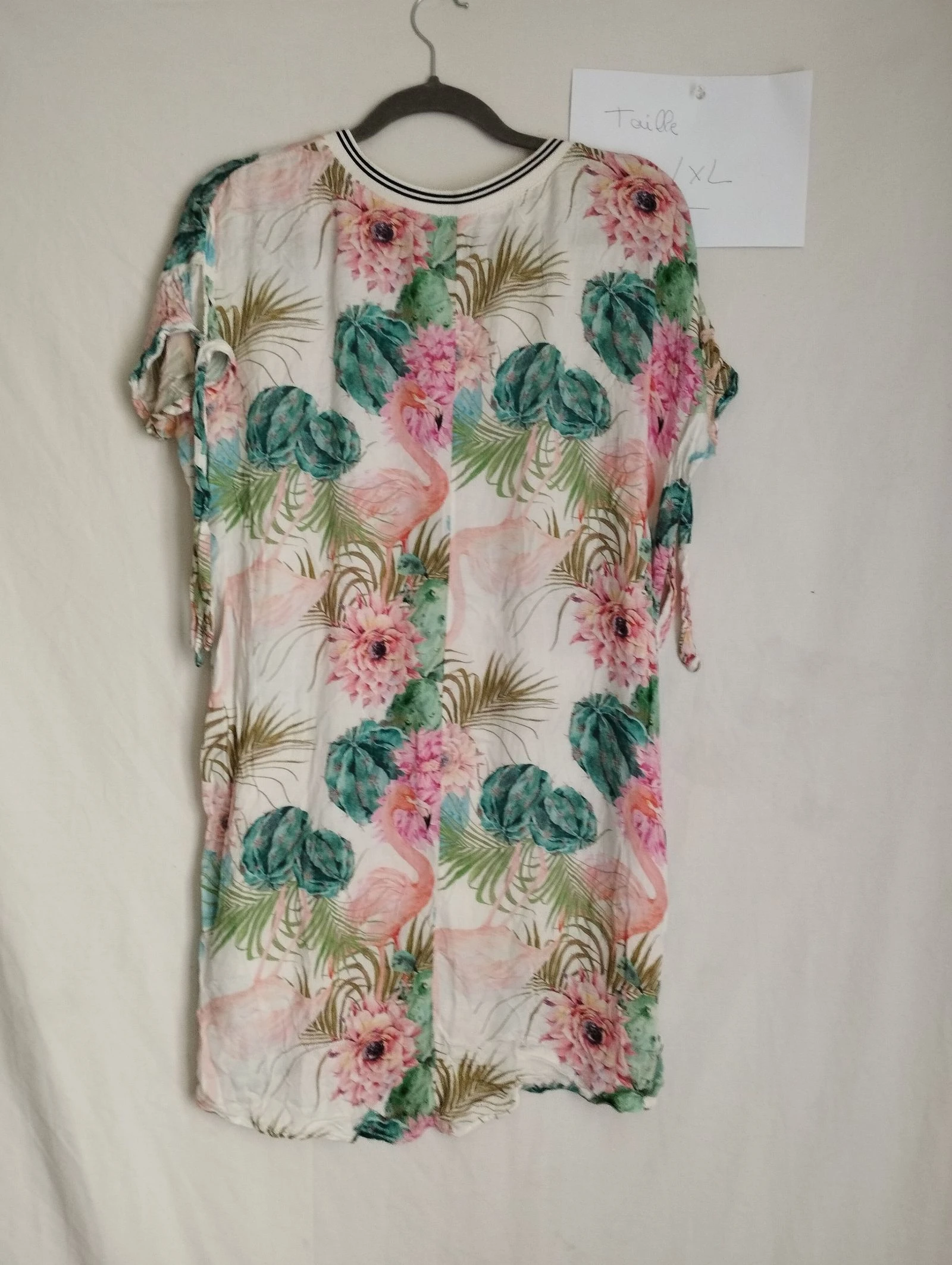 Korte jurk of tuniek xl tropisch – photo 2
